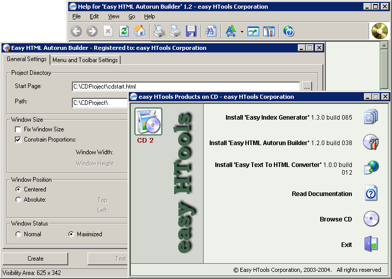 Easy HTML Autorun Builder Screenshot